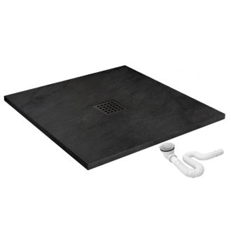 REA Sprchová vanička Black Rock 90x90 REA-K4581