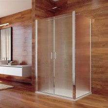 Mereo Lima sprchovací kút, 90x120x190 cm, lietacie dvere a pevný diel, sklo Point CK88522K