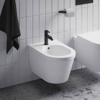 Ravak PU 055.20 Bidetová stojanková s výpustou CC, black