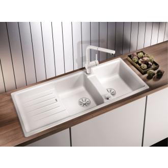 Blanco LEXA 8 S 524970 dvojdrez s odkvapom, obojstranný antracit drez vstavaný