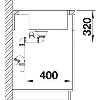 Blanco LEXA 9 E 524992 drez rohový aluminium drez vstavaný