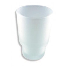 Novaservis Náhradný pohár Metalia 1 sklo pieskované 6106, XS