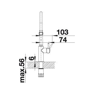 Blanco CATRIS-S Flexo 525791 Batéria chróm