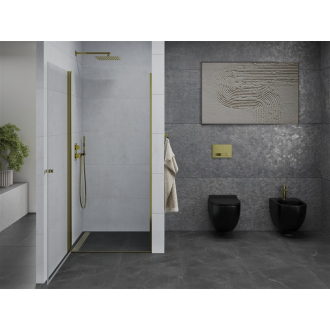 MEXEN PRETORIA sprchové dvere 70x190 cm 6mm, zlatá-číre 852-070-000-50-00