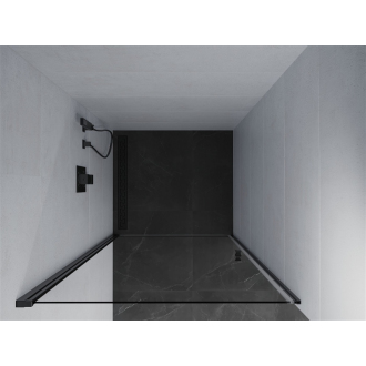 MEXEN PRETORIA sprchové dvere 70x190 cm 6mm, čierna-číre 852-070-000-70-00