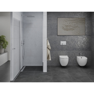 MEXEN PRETORIA sprchové dvere 80x190 cm 6mm, chróm-číre 852-080-000-01-00