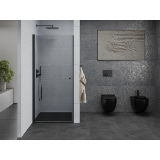 MEXEN PRETORIA sprchové dvere 90x190 cm 6mm, čierna-číre 852-090-000-70-00