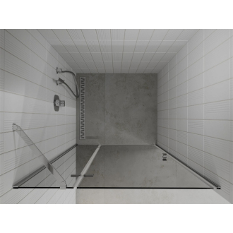 MEXEN ROMA sprchové dvere 80x190 cm 6mm, chróm-dymové 854-080-000-01-40