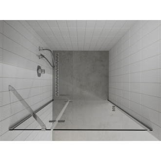 MEXEN ROMA sprchové dvere 90x190 cm 6mm, chróm-číre 854-090-000-01-00