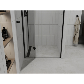 MEXEN ROMA sprchové dvere 120x190 cm 6mm, čierna-číre 854-120-000-70-00