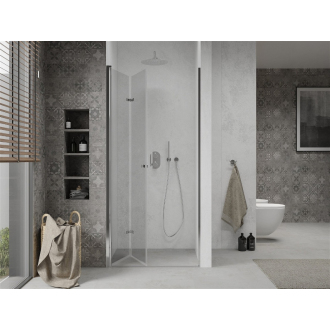 MEXEN LIMA sprchové dvere zalamovacie 70x190 cm 6mm, chróm-číre 856-070-000-01-00