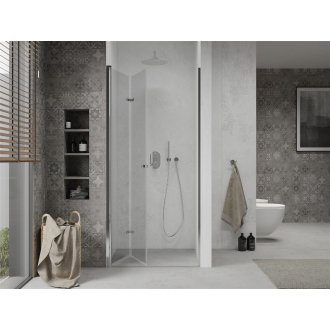 MEXEN LIMA sprchové dvere zalamovacie 110x190 cm 6mm, chróm-číre 856-110-000-01-00