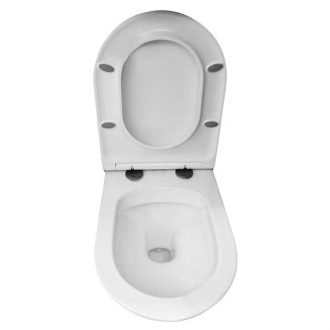Mereo WC závesné, RIMLESS, 530x355x360, keramické, vrátane sedátka CSS113S VSD81S