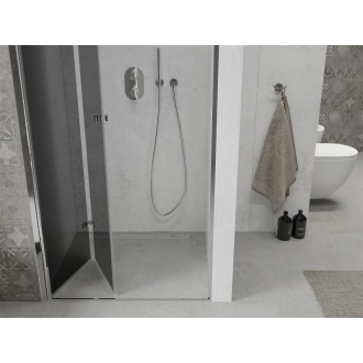MEXEN LIMA sprchové dvere zalamovacie 120x190 cm 6mm, chróm-dymové 856-120-000-01-40