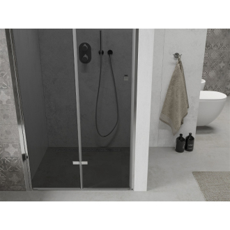 MEXEN LIMA sprchové dvere zalamovacie 120x190 cm 6mm, chróm-dymové 856-120-000-01-40