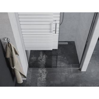 MEXEN APIA sprchové dvere 120x190 cm 5mm, chróm-pásy 845-120-000-01-20