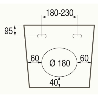 ARCO závesný bidet, oválny OLKLT2141F