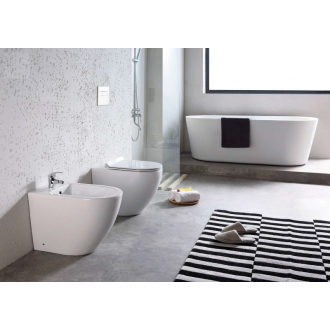WC MISA Rea Carlo Rimless Duroplast