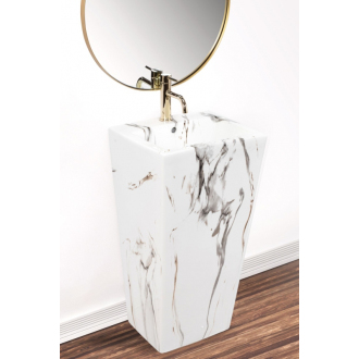 Voľne stojace umývadlo Rea Daria Marble