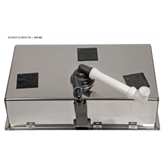 Blanco BLANCO CLARON 700-U DX 523387 jednodrez bez odkvapu nerez Durinox® drez pod dosku