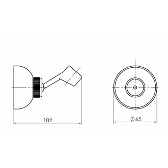 držiak sprchovej ružice DUPLEX METAL otočný 623004 OLBA623004