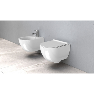 Rea Závesné WC Carter Rimless Duroplast/Slim/ZM N REA-C1450