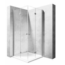 Rea Sprchovací kút 900x900x1900 bez vaničky - sklo transparent Fold N2 REA-K9991