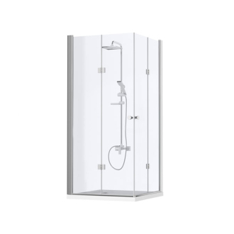 Rea Sprchovací kút 900x900x1900 bez vaničky - sklo transparent Fold N2 REA-K9991