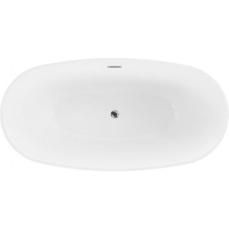 MEXEN ERIS vaňa voľne stojaca 170x85x58 bielo-čierna, 53441708575