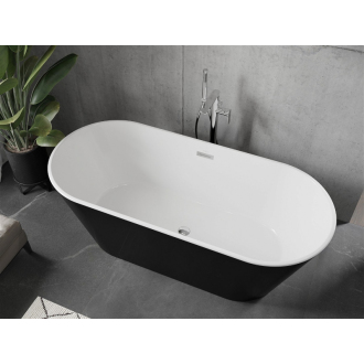 MEXEN FLAVIA vaňa voľne stojaca 170x80x58 bielo-čierna, 54031708075