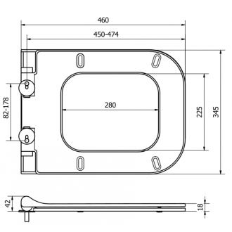 MEXEN TEO SLIM Soft Close sedadlo DUROPLAST 39070100