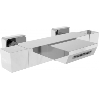 MEXEN CUBE vaňová batéria-termostatická, chróm 77360-00