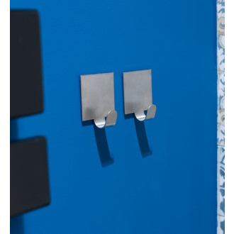 SQUARE - nástenný vešiak na nalepenie 3M (2 ks) KD02091295