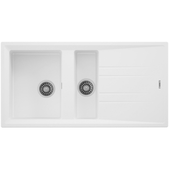 TEKA STONE 60 B-TG 1 1/2B 1D granitový drez biela 115360005