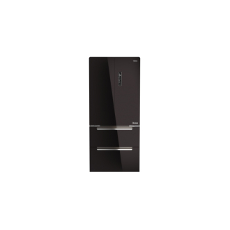 TEKA Voľne stojaca kombinovaná chladnička RFD 77820 BK EU Čierna, š= 83 cm