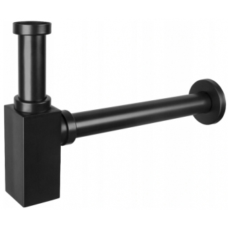 MEXEN Mosadzný štvorcový sifón Black 79960-70