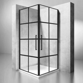 Rea Sprchovací kút Rubik 90x90 REA-K9231