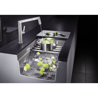 Blanco ETAGON 500-U 525887 jednodrez bez odkvapu čierna drez pod dosku