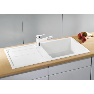 Blanco METRA XL 6 S 525930 drez s odkvapom, obojstranný čierna drez vstavaný