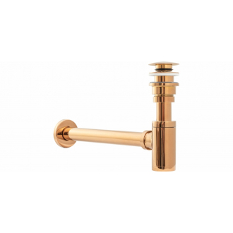REA sifón s výpustou univerzálnej rose gold REA-A8541