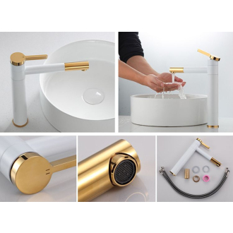 Rea Batéria umývadlová vysoká Smart WhiteGold REA-B8400