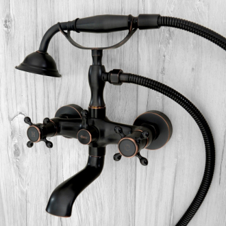 Rea batéria vaňová a sprchová Retro Old Black REA-B0224