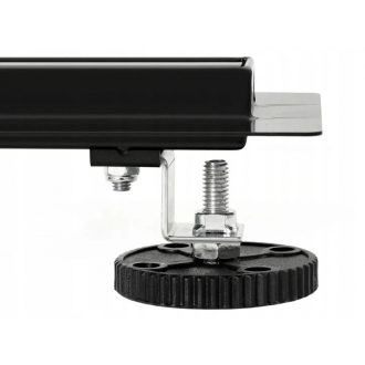 Rea Odtokový žľab + sifón + nohy + tesniaca manžeta Neo Slim Pro-700 Black REA-G8901