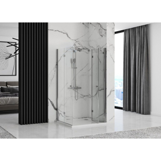 Rea Sprchovací kút 900x900x1900 bez vaničky - sklo transparent Fold N2 REA-K9991