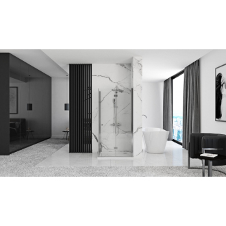 Rea Sprchovací kút 900x900x1900 bez vaničky - sklo transparent Fold N2 REA-K9991