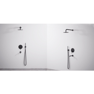 Rea Vanový a sprchový set s výlevkou Lungo Black REA-P4112