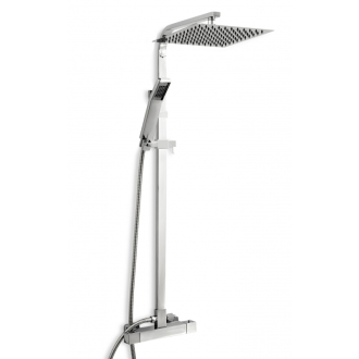 Rea Sprchový set s batériou termost a hlavovou sprchou UltraSlim 20 Milan REA-P0222