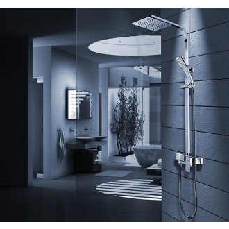 Rea sprchový set s batériou a dažďovou sprchou UltraSlim 20 Navaro REA-P0802