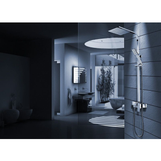 Rea sprchový set s batériou a dažďovou sprchou UltraSlim 20 Navaro REA-P0802