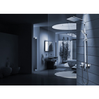 Rea sprchový set s batériou a dažďovou sprchou UltraSlim 20 Navaro REA-P0802